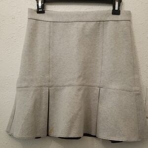 Madewell Heather Gray A-Line Skirt